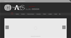 Desktop Screenshot of alg-audiodesign.com