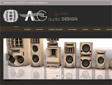 Tablet Screenshot of alg-audiodesign.com